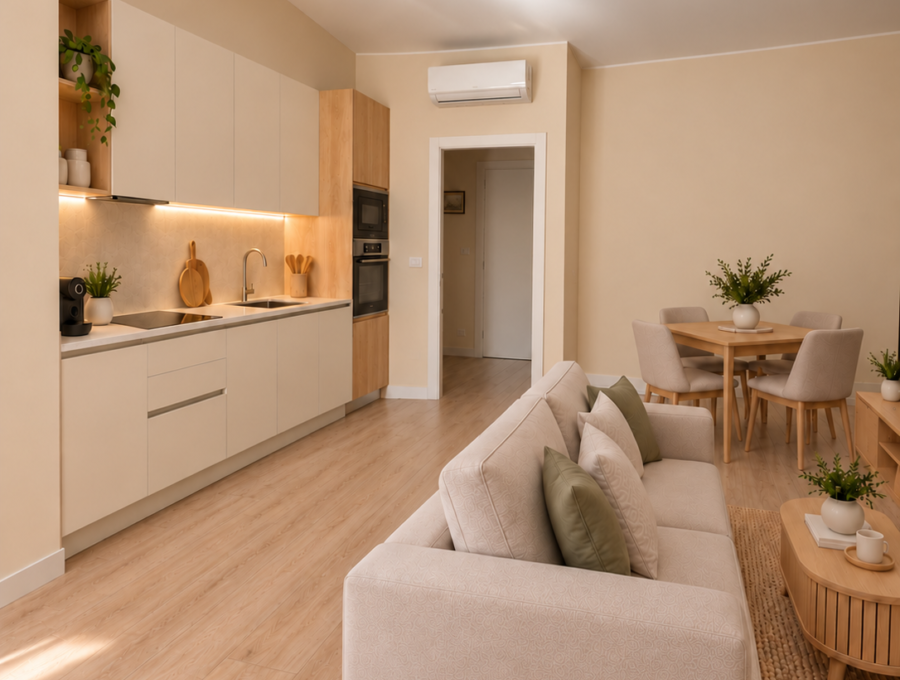 sala e cucina